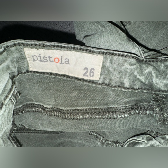 Pistola Eden olive green hunter cargo skinny jeans size 26 - Picture 9 of 11